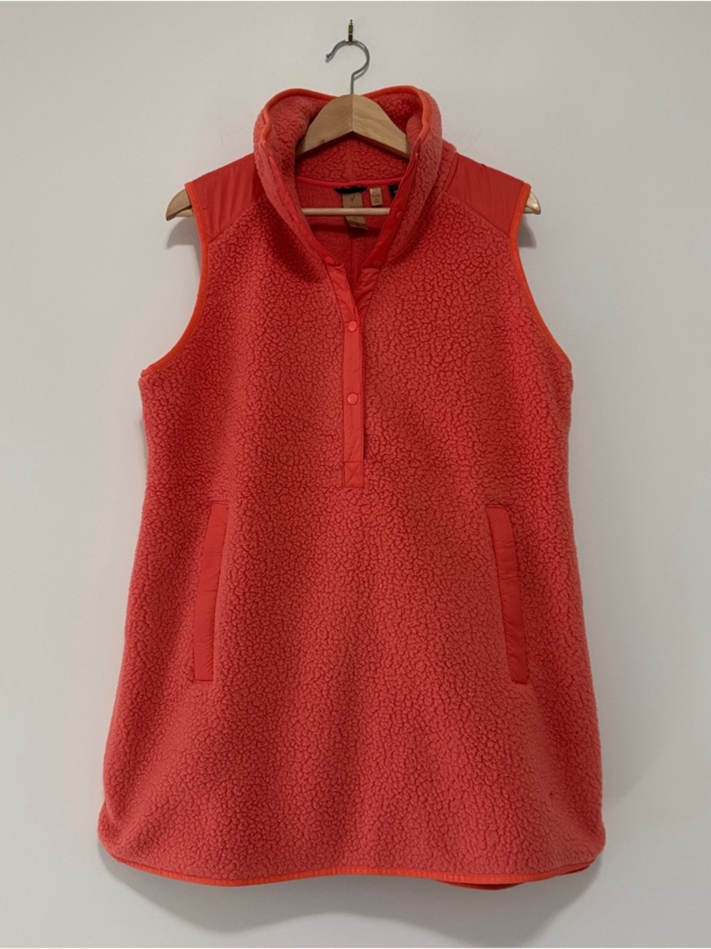 Indyeva | Pecora Shearling Fleece Pullover Sleeveless Tunic - Size XL